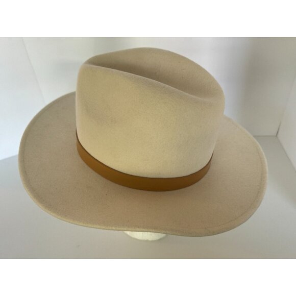Lack of Color The Fader Hat Ivory Wool Coachella Festival Small 55 cm Australian - Picture 7 of 16